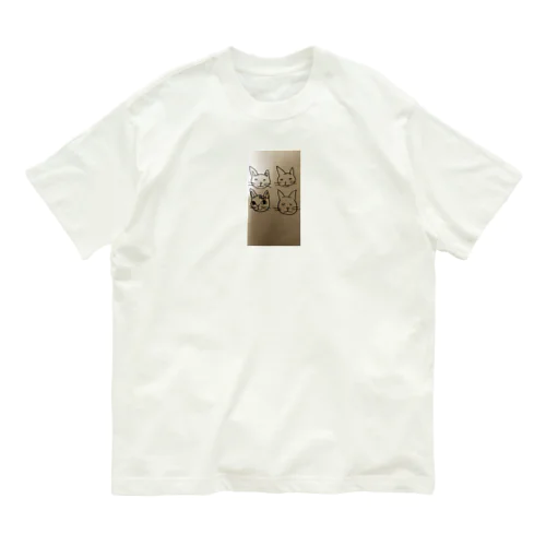 やる気ないガッツ猫 Organic Cotton T-Shirt