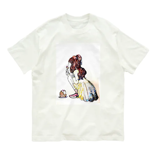 ケーキと彼女🍰 Organic Cotton T-Shirt