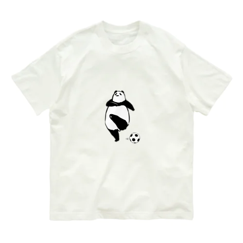 空振りパンダ Organic Cotton T-Shirt