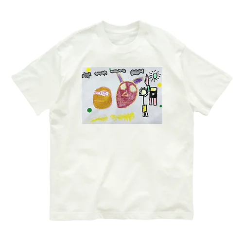 人面ちゃん Organic Cotton T-Shirt