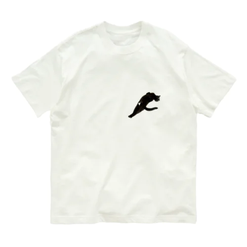 ハートつきクロネコ Organic Cotton T-Shirt