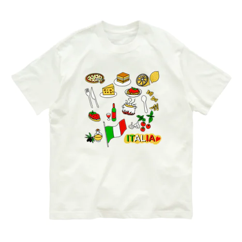 I love Italy オーガニックコットンTシャツ