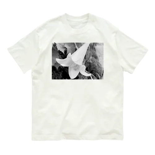 ユリ / The lily オーガニックコットンTシャツ