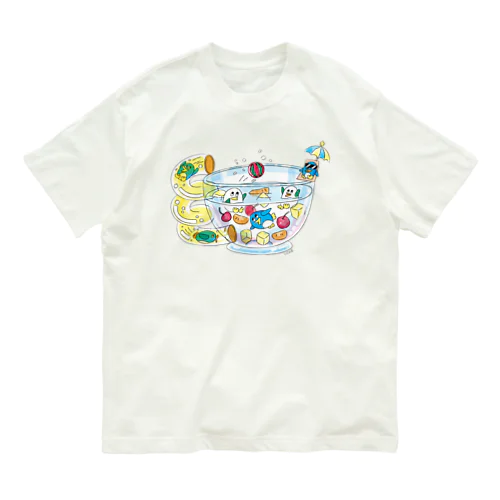 ペンギンとフルーツポンチ Organic Cotton T-Shirt