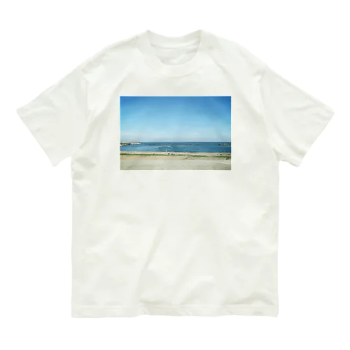 初夏の海 オーガニックコットンTシャツ