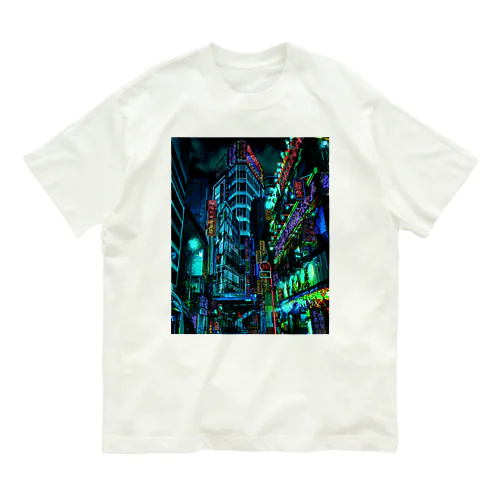 cyberpunk  tokyo オーガニックコットンTシャツ
