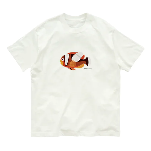 トウアカクマノミちゃん Organic Cotton T-Shirt