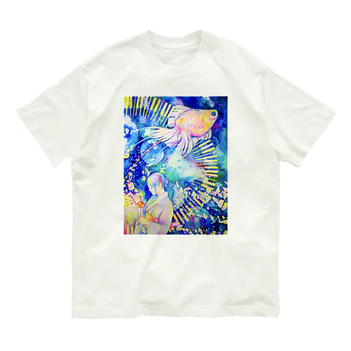 ピアノの夏祭り（F4） Organic Cotton T-Shirt