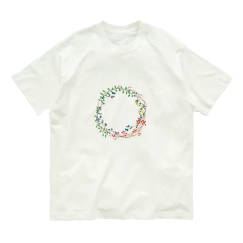 森のかわいい贈り物♪小さな木の実のボタニカル日記 Organic Cotton T-Shirt