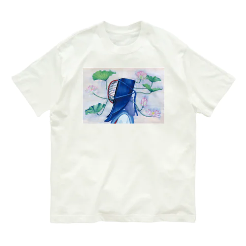 花に寄生される少女 オーガニックコットンTシャツ