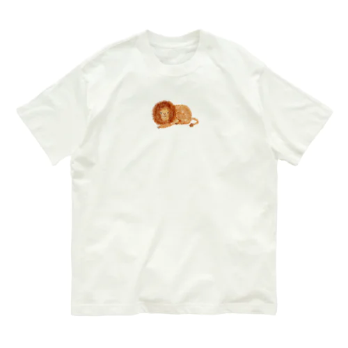 あいまいな　らいおん Organic Cotton T-Shirt