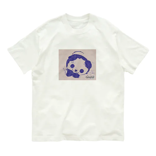 激かわ！パンダきゅん！ オーガニックコットンTシャツ