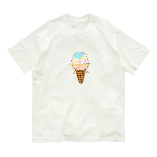 アイスのあいちゃん オーガニックコットンTシャツ