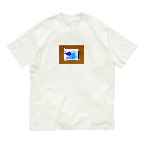 テーピングエレファント・ドロー・バイ・チャイルド・オン・ザ・テーブル Organic Cotton T-Shirt