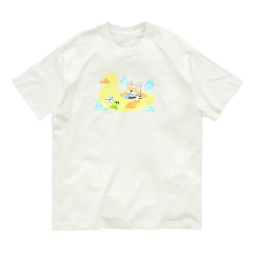 フレンチブルドッグ〜あひるボート〜 Organic Cotton T-Shirt