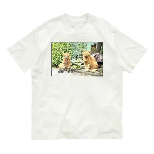 miniDVテープ「二匹の猫」 Organic Cotton T-Shirt