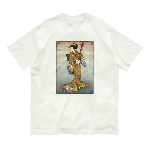 "美人画" 2-#1 オーガニックコットンTシャツ