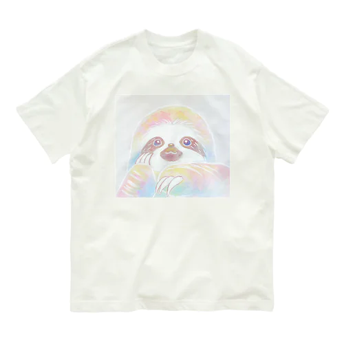 ナマケモノTシャツ 3 オーガニックコットンTシャツ