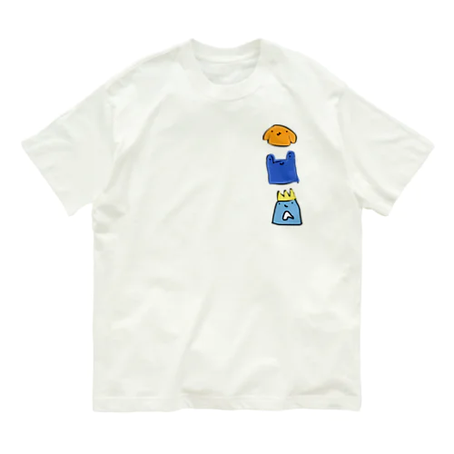 ゆるいやつら オーガニックコットンTシャツ