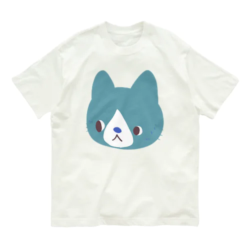 どデカくれよん猫 1 オーガニックコットンTシャツ