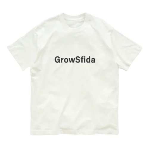 GrowSfidaロゴ オーガニックコットンTシャツ