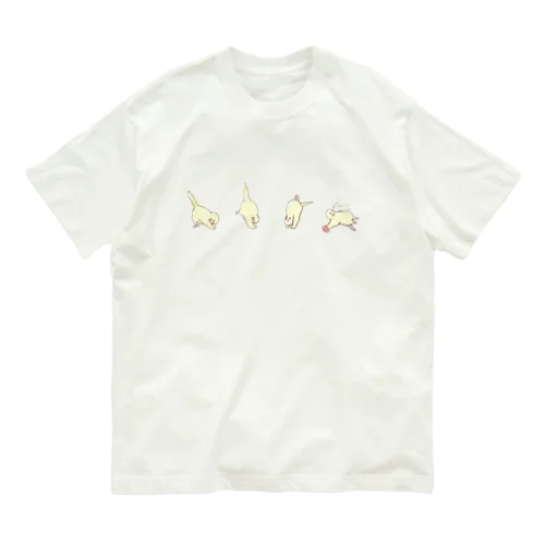 アクロバティックピヨちゃん オーガニックコットンTシャツ