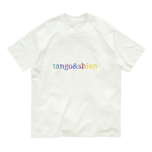 tango&shian カラフルロゴ Organic Cotton T-Shirt