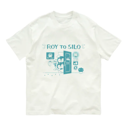 ロイトシロひょっこりペンギンさん。 Organic Cotton T-Shirt