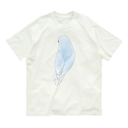 見返り美人マメルリハちゃん【まめるりはことり】 Organic Cotton T-Shirt