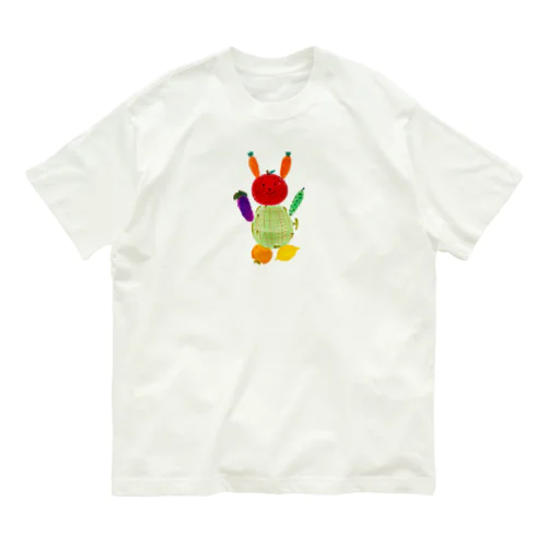 ベジタブル&フルーツうさちゃん Organic Cotton T-Shirt