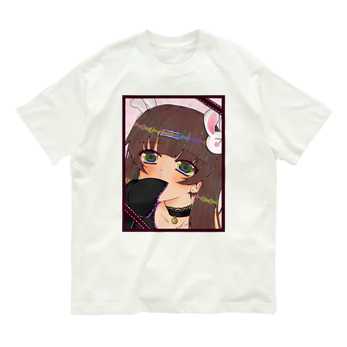 うさぎっ娘のヒミツ オーガニックコットンTシャツ