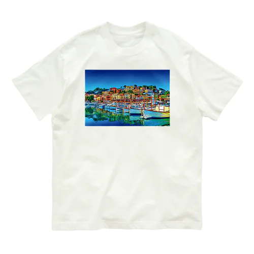 スペイン マヨルカ島ポルト・クリストのマリーナ Organic Cotton T-Shirt