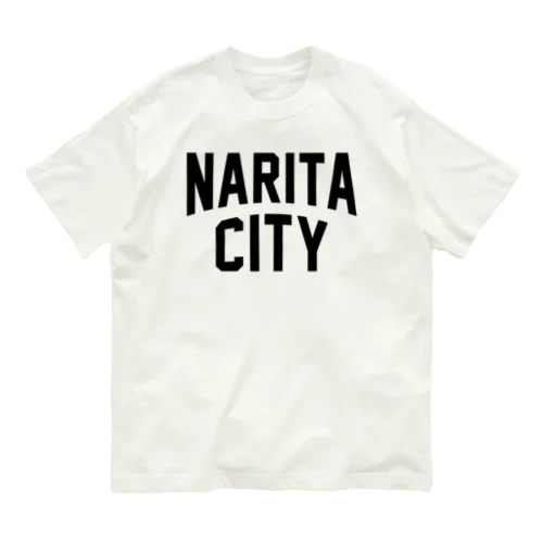 成田市 NARITA CITY ロゴブラック Organic Cotton T-Shirt