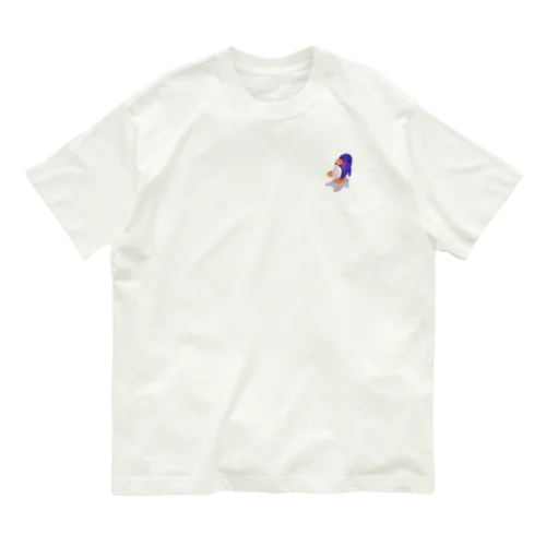 ３Dペンギン(浮遊) オーガニックコットンTシャツ