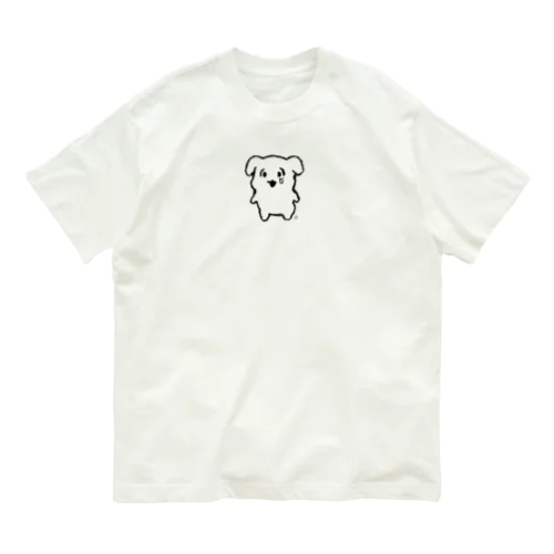 なんで泣いてんのよよT（黒線） Organic Cotton T-Shirt