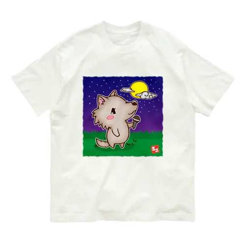 月に唄う オーガニックコットンTシャツ