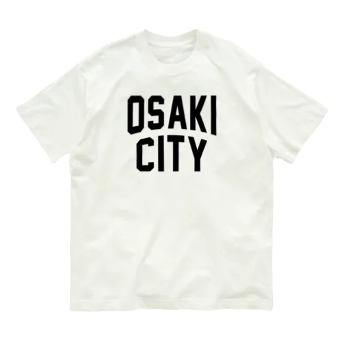 大崎市 OSAKI CITY　ロゴブラック Organic Cotton T-Shirt