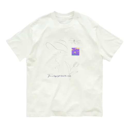 There is always light behind the clouds. オーガニックコットンTシャツ