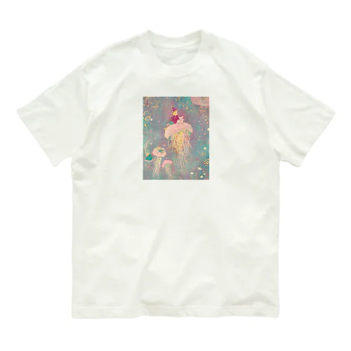 クラゲさんと少年 Organic Cotton T-Shirt