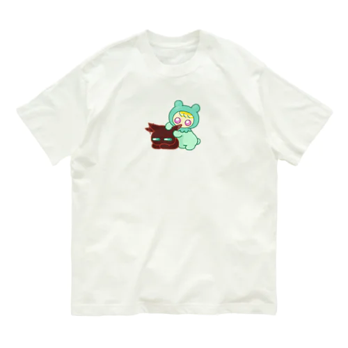 ちゅぱられキャット02 オーガニックコットンTシャツ