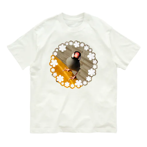 文鳥のはるさめちゃん Organic Cotton T-Shirt