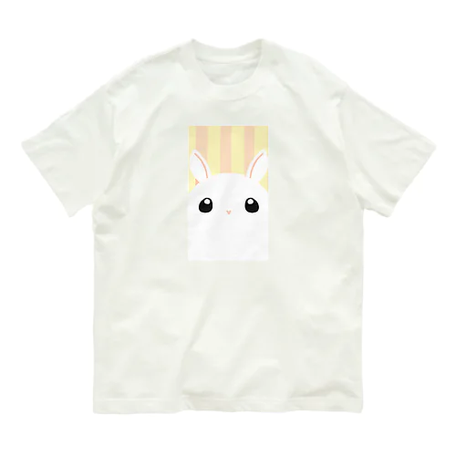 しろうさぎさん オーガニックコットンTシャツ