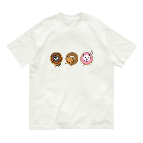 Shiba Donut オーガニックコットンTシャツ