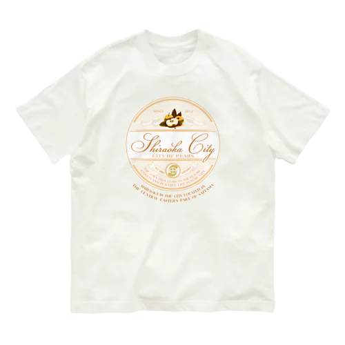 SHIRAOKA-CITY オーガニックコットンTシャツ