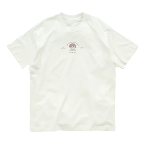 AKANUKENAI GIRL（淡い色） Organic Cotton T-Shirt