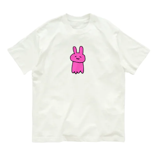 おばけうさぎ オーガニックコットンTシャツ