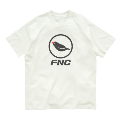 フィンチ航空ロゴ オーガニックコットンTシャツ