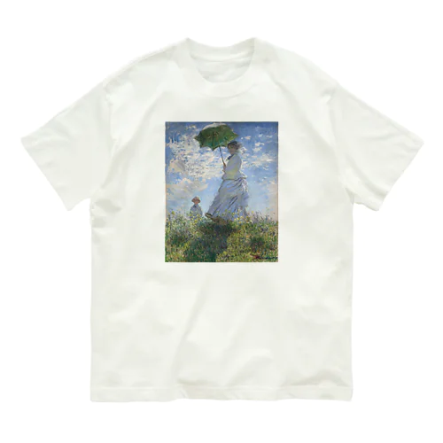 散歩、日傘をさす女 Organic Cotton T-Shirt