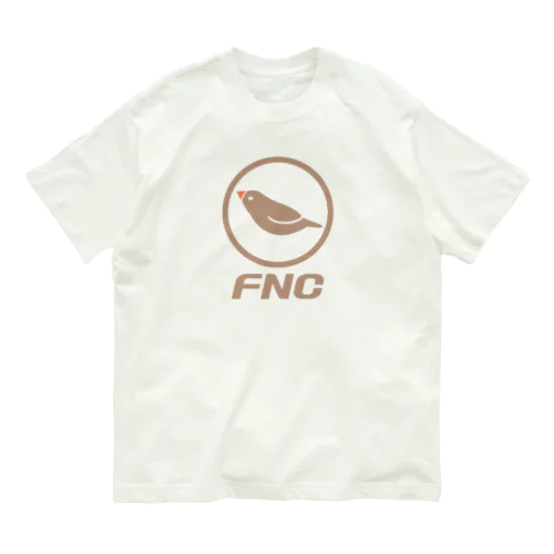 フィンチ航空ロゴ オーガニックコットンTシャツ
