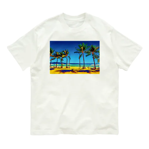 フィリピン ボラカイ島のビーチ Organic Cotton T-Shirt